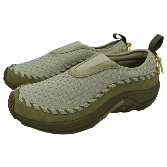 Merrell Mens Size 11 Jungle Moc EVO Woven SE Willow Green Slip On Loafers Shoes main image 6